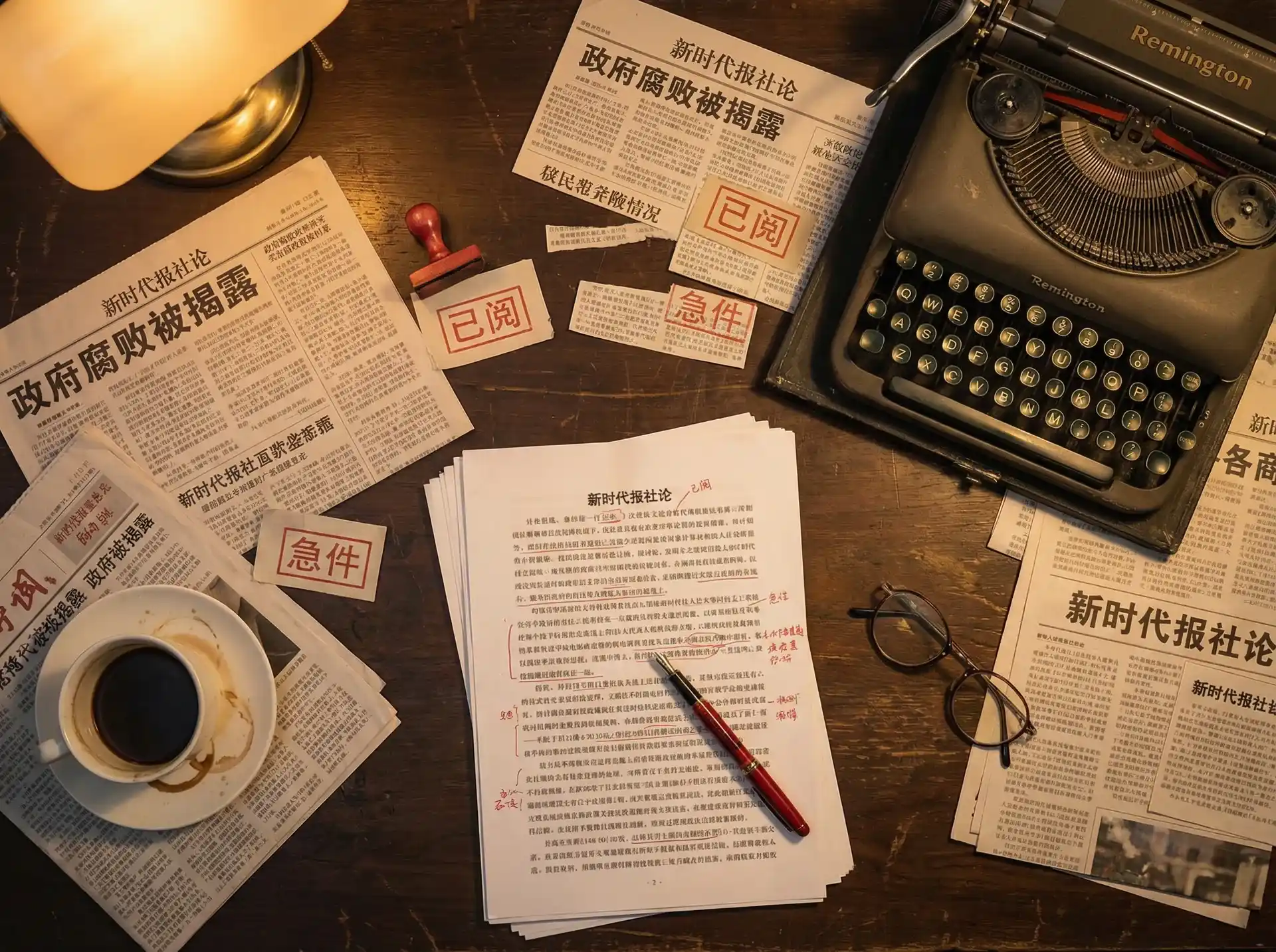 天博综合体育官网 - 报社编辑部工作场景